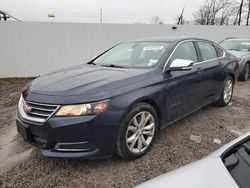 Chevrolet salvage cars for sale: 2017 Chevrolet Impala LT