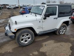 Jeep salvage cars for sale: 2015 Jeep Wrangler Sahara