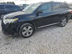 Salvage cars for sale at Taylor, TX auction: 2012 Toyota Highlander Limited