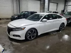 Salvage cars for sale from Copart Ham Lake, MN: 2018 Honda Accord Sport