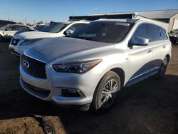 Salvage cars for sale at Brighton, CO auction: 2017 Infiniti QX60