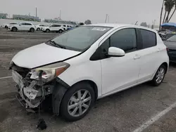 Salvage cars for sale at Van Nuys, CA auction: 2015 Toyota Yaris