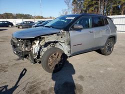 Jeep salvage cars for sale: 2020 Jeep Compass Trailhawk