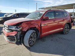 Carros salvage a la venta en subasta: 2022 Volkswagen Atlas SEL Premium R-Line