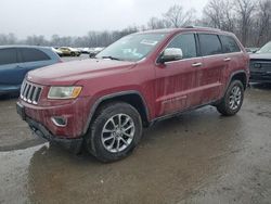 Salvage cars for sale from Copart Ellwood City, PA: 2014 Jeep Grand Cherokee Limited