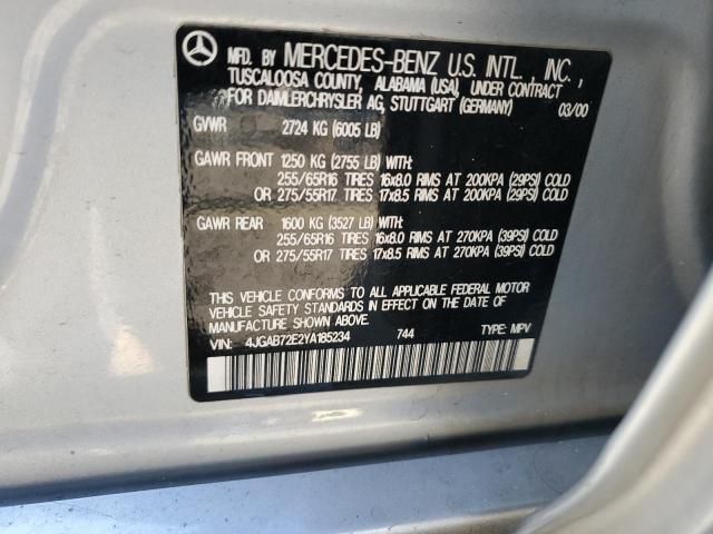 2000 Mercedes-Benz ML 430