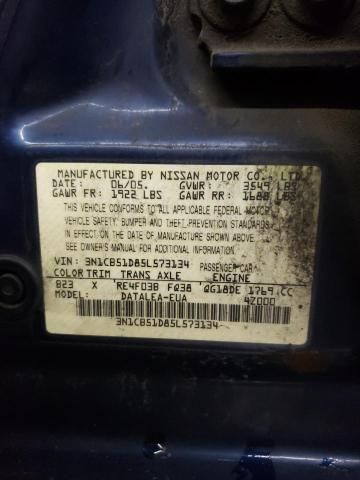 2005 Nissan Sentra 1.8