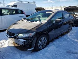 Salvage cars for sale at Elgin, IL auction: 2014 Honda Civic LX