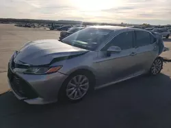 Salvage cars for sale at Grand Prairie, TX auction: 2018 Toyota Camry L