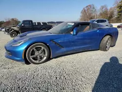 Chevrolet Corvette salvage cars for sale: 2014 Chevrolet Corvette Stingray 2LT