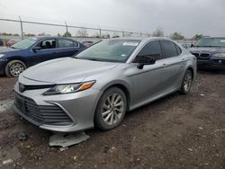 Salvage cars for sale at Houston, TX auction: 2022 Toyota Camry LE