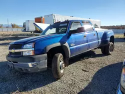 Salvage trucks for sale at Anderson, CA auction: 2003 Chevrolet Silverado K3500