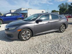 Salvage cars for sale at Opa Locka, FL auction: 2016 Honda Civic LX