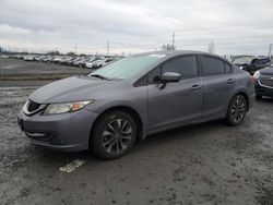 Salvage cars for sale at Eugene, OR auction: 2015 Honda Civic EX