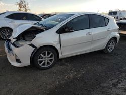 Salvage cars for sale at San Martin, CA auction: 2012 Toyota Prius C