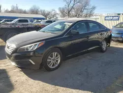 Salvage cars for sale at Wichita, KS auction: 2016 Hyundai Sonata SE