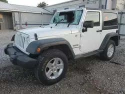 Salvage cars for sale at Prairie Grove, AR auction: 2013 Jeep Wrangler Sport