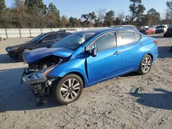 Salvage cars for sale at Hampton, VA auction: 2021 Nissan Versa SV