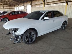 Audi salvage cars for sale: 2018 Audi A4 Premium Plus