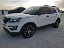 Ford Explorer salvage cars for sale: 2016 Ford Explorer Sport