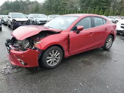 Salvage cars for sale at Exeter, RI auction: 2016 Mazda 3 Grand Touring