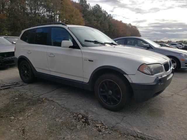 2004 BMW X3 2.5I