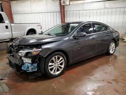 Chevrolet salvage cars for sale: 2018 Chevrolet Malibu LT