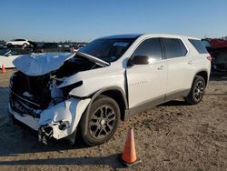 Salvage cars for sale at Houston, TX auction: 2018 Chevrolet Traverse LS