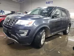 Ford Explorer xlt salvage cars for sale: 2017 Ford Explorer XLT