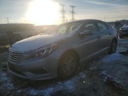 Salvage cars for sale at Elgin, IL auction: 2017 Hyundai Sonata SE