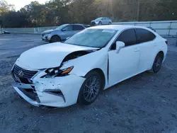 Salvage cars for sale at Savannah, GA auction: 2016 Lexus ES 350