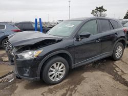 Salvage cars for sale at Woodhaven, MI auction: 2014 Mazda CX-5 Touring