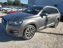 Audi salvage cars for sale: 2017 Audi Q7 Premium Plus