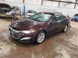 Salvage cars for sale at Lansing, MI auction: 2021 Chevrolet Malibu LT