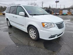 Salvage cars for sale at North Billerica, MA auction: 2016 Chrysler Town & Country Touring