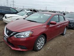 Salvage cars for sale at Elgin, IL auction: 2017 Nissan Sentra S