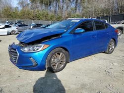 Salvage cars for sale at Waldorf, MD auction: 2017 Hyundai Elantra SE