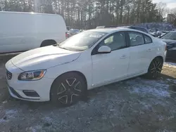 Salvage cars for sale at North Billerica, MA auction: 2017 Volvo S60 Dynamic