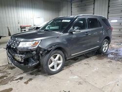 Salvage cars for sale at Franklin, WI auction: 2017 Ford Explorer XLT