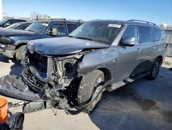 Salvage cars for sale at Kansas City, KS auction: 2021 Nissan Armada SL