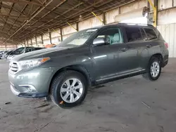 Salvage cars for sale at Phoenix, AZ auction: 2011 Toyota Highlander Base