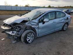 Salvage cars for sale at Houston, TX auction: 2012 Honda Civic LX