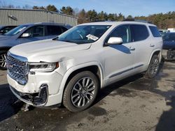 Carros salvage a la venta en subasta: 2021 GMC Acadia Denali