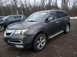 Salvage cars for sale at Cookstown, ON auction: 2011 Acura MDX