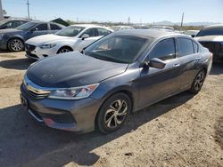 Salvage cars for sale at Tucson, AZ auction: 2017 Honda Accord LX