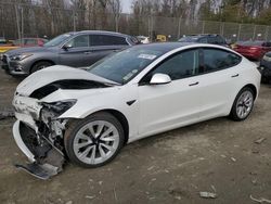 Tesla Vehiculos salvage en venta: 2021 Tesla Model 3