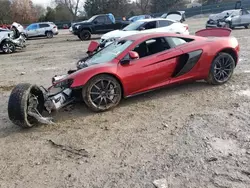 Mclaren Automotive 650s salvage cars for sale: 2015 Mclaren Automotive 650S