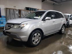 Salvage cars for sale at Elgin, IL auction: 2008 Acura MDX