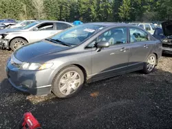 Vehiculos salvage en venta de Copart Graham, WA: 2010 Honda Civic LX