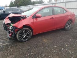 2016 Toyota Corolla L en venta en Finksburg, MD